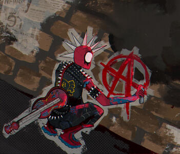 spiderpunk fanart, 2023